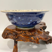 Load image into Gallery viewer, Blue Starburst Pottery Bowl