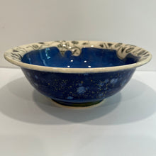 Load image into Gallery viewer, Blue Starburst Pottery Bowl