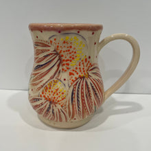 Load image into Gallery viewer, Cone Flower Pottery Mug
