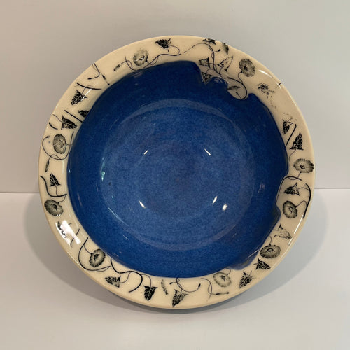 Starburst Pottery Bowl Inside View