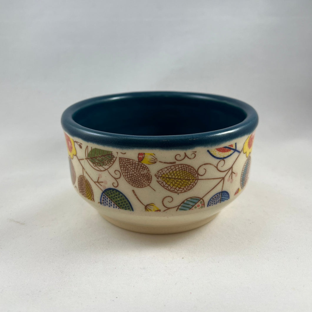 Flower Pottery Snack Bowl