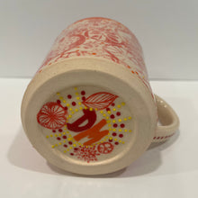 Load image into Gallery viewer, Bottom of Fruit Slice Pottery Mug
