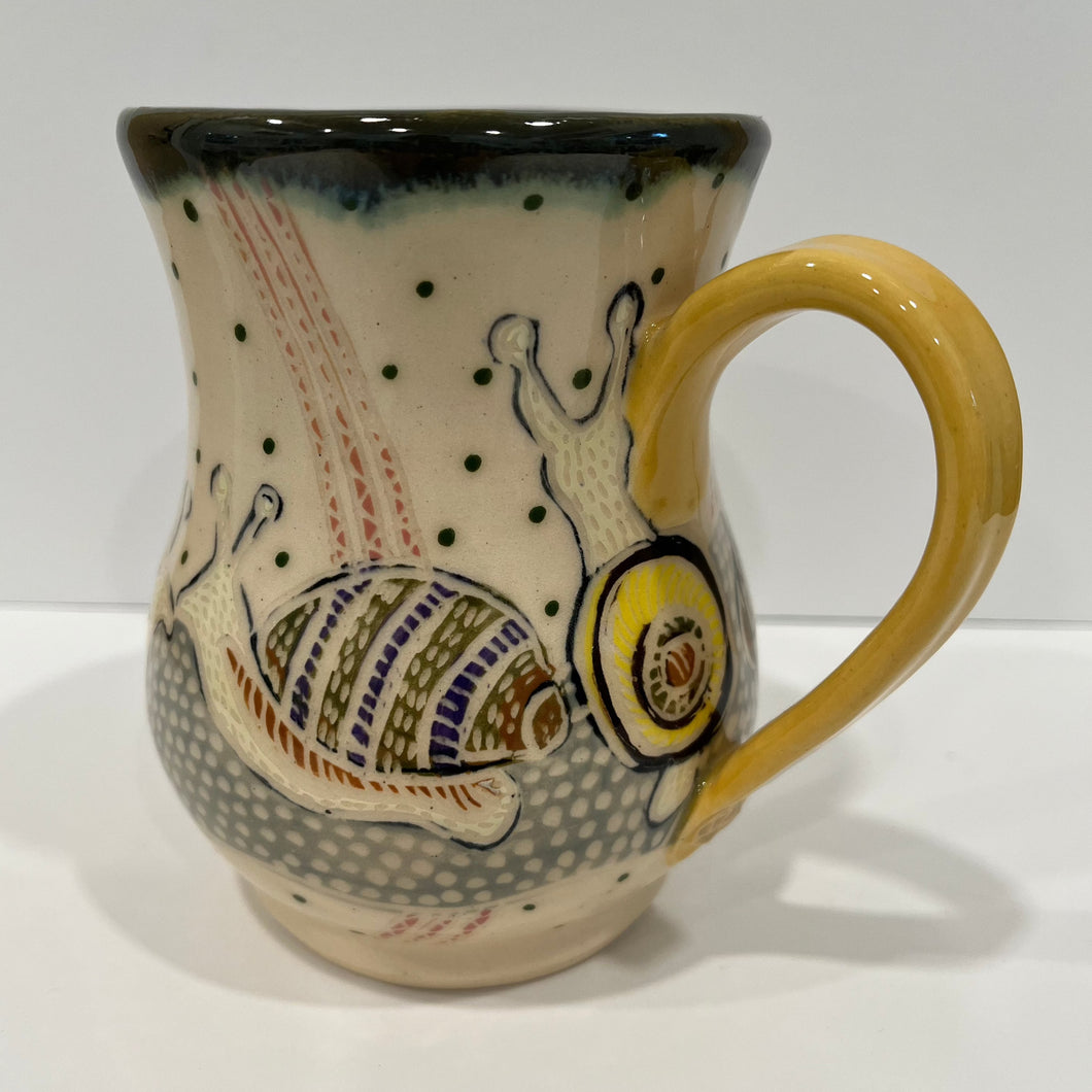 Snail Pottery Mug