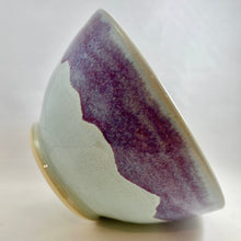 Load image into Gallery viewer, Light Blue and Purple Pottery Bowl
