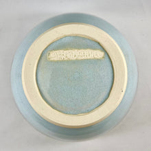 Load image into Gallery viewer, Light Blue and Purple Pottery Bowl Bottom
