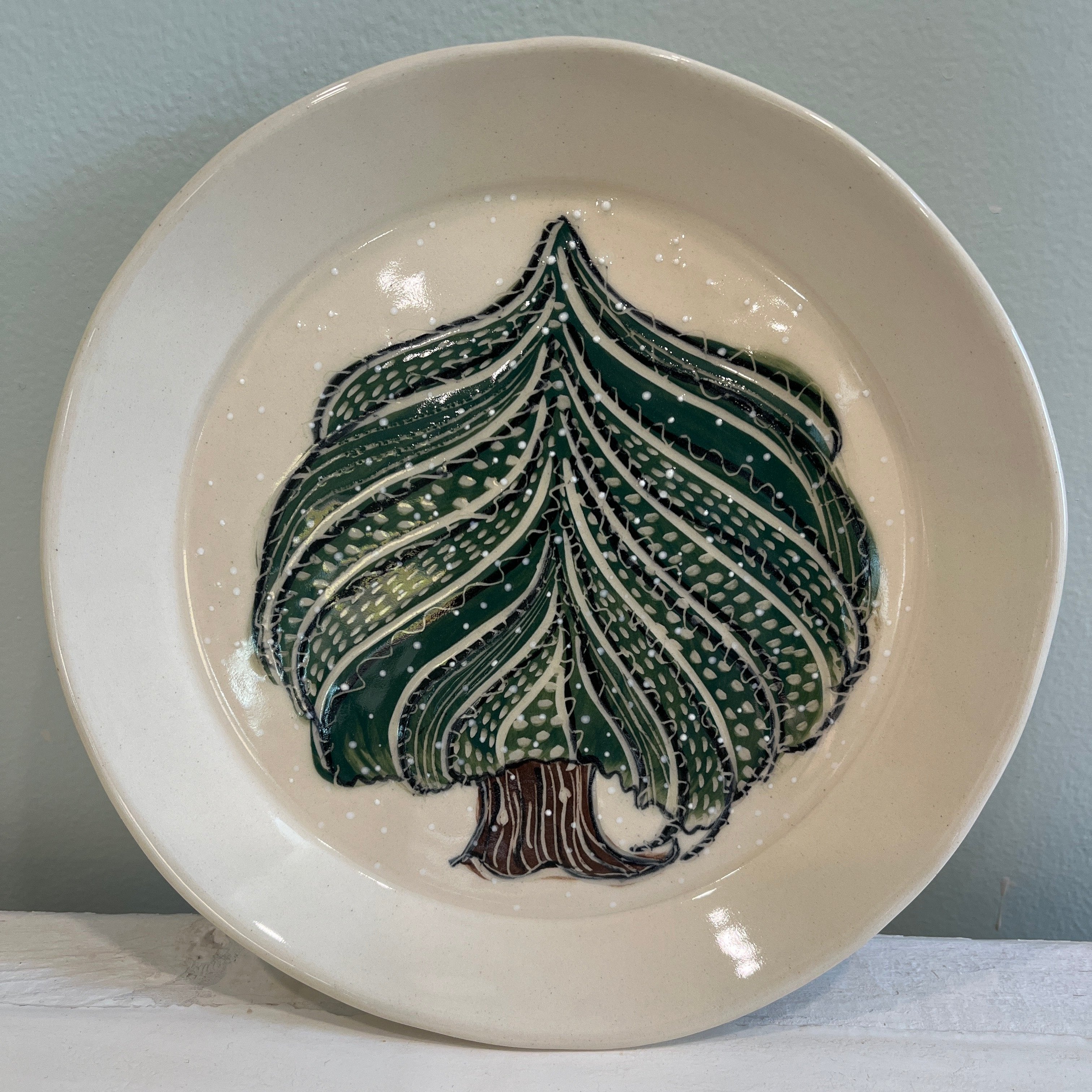Tree Dessert Plate