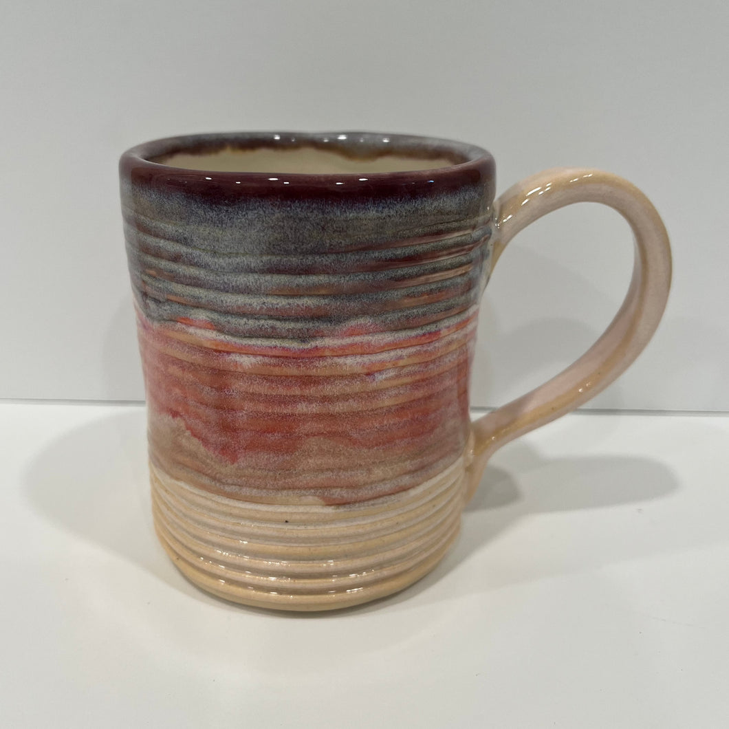 Striped Pottery Mug