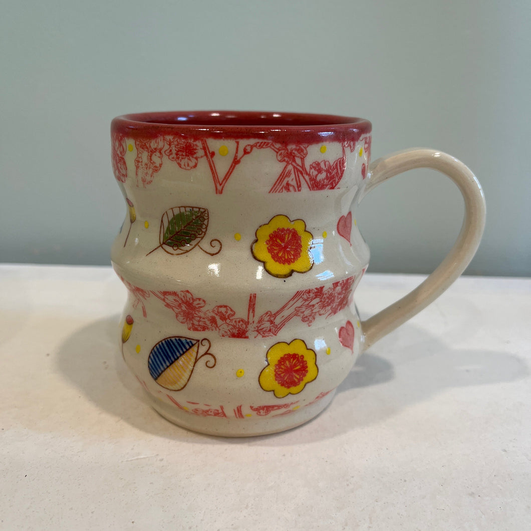 Flower Pottery Mug