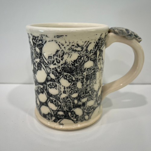 Skull Pottery Mug