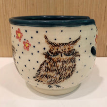 Load image into Gallery viewer, Owl Pottery Yarn Bowl
