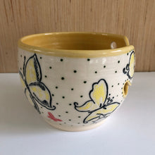 Load image into Gallery viewer, Butterfly Pottery Yarn Bowl
