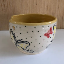 Load image into Gallery viewer, Butterfly Pottery Yarn Bowl
