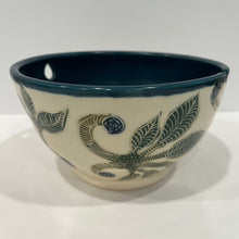 Load image into Gallery viewer, Leaves and Berries Noodle Pottery Bowl
